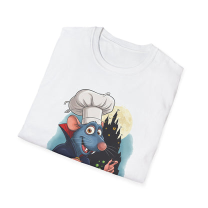 Nosferatoille T-Shirt - Fun Cooking Gift, Unisex Graphic Tee, Nosferatouille Humor, Halloween Apparel, Foodie Tee