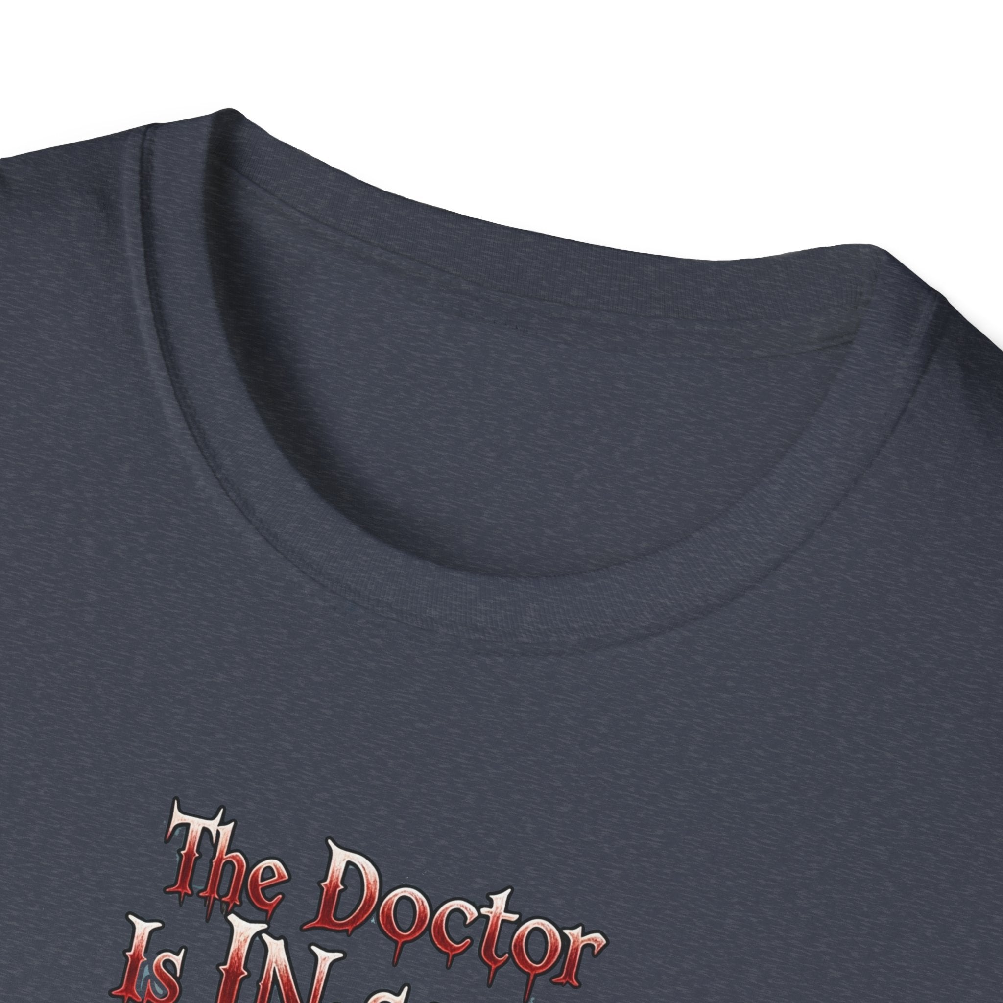 Gothic Plague In-sane Doctor T-Shirt, Unisex Softstyle Tee, Spooky Halloween Tee, Halloween Costume Shirt, Gift for Whovians, Dark Humor [...]