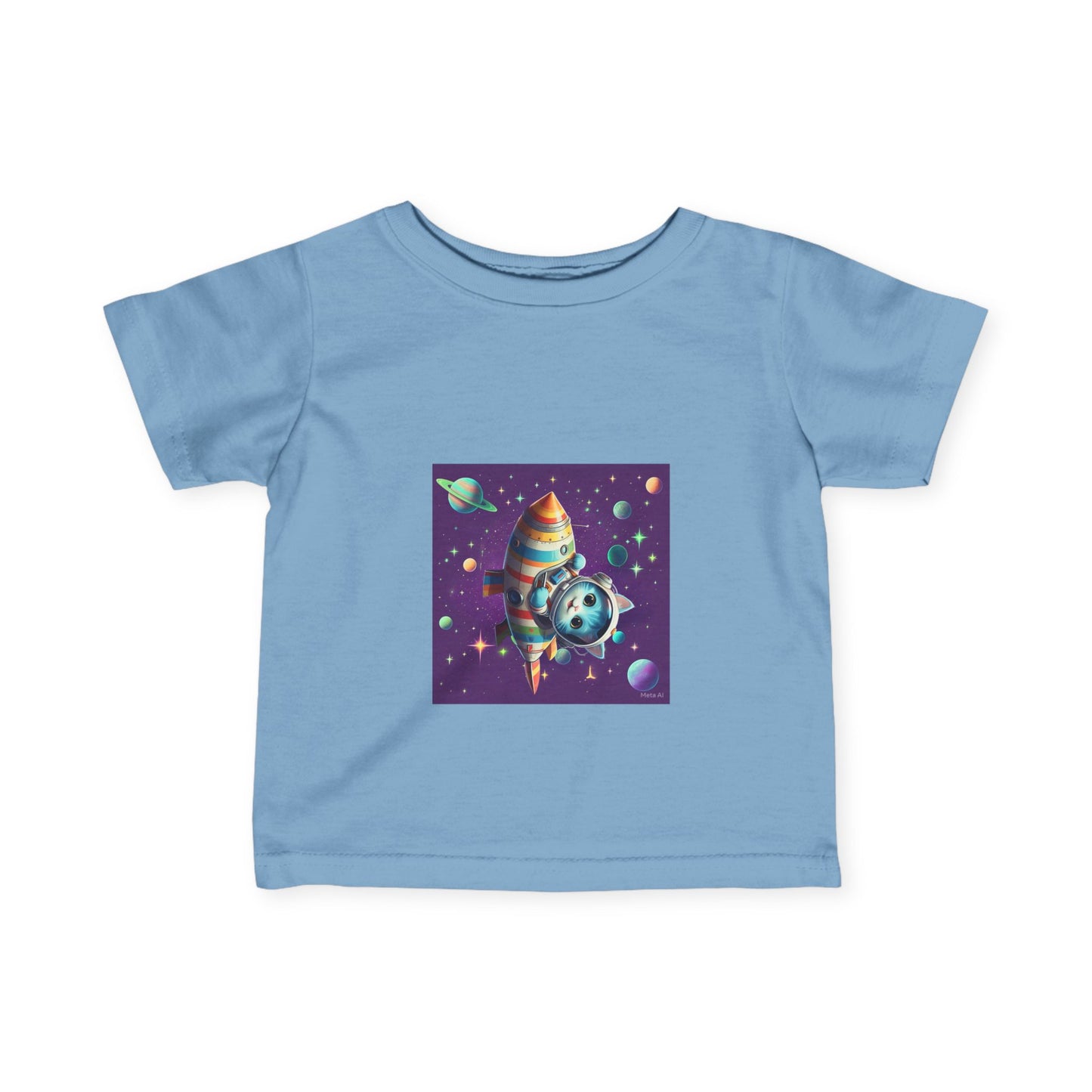 Cute Space-Themed Infant Tee - Adorable Baby Shirt for Young Explorers