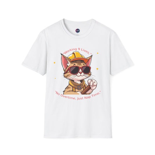 Cool Cat Nap Time T-Shirt, Funny Cat Tee, Gift for Cat Lovers, Relaxed Fit, Vintage Style, Perfect for Birthdays, Holidays - S-Mart Shop Smart Treasures