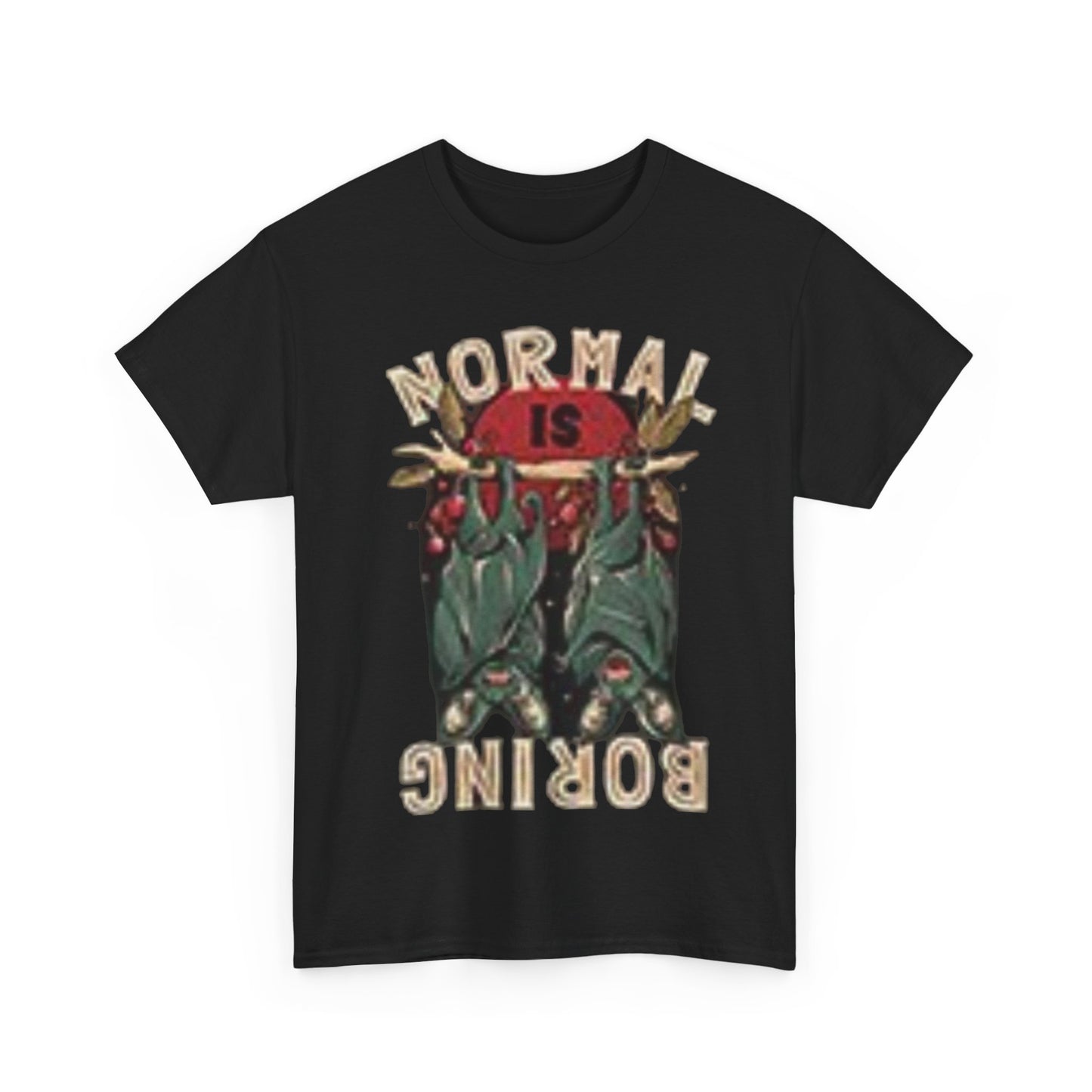 Normal Is Boring Unisex Heavy Cotton Tee