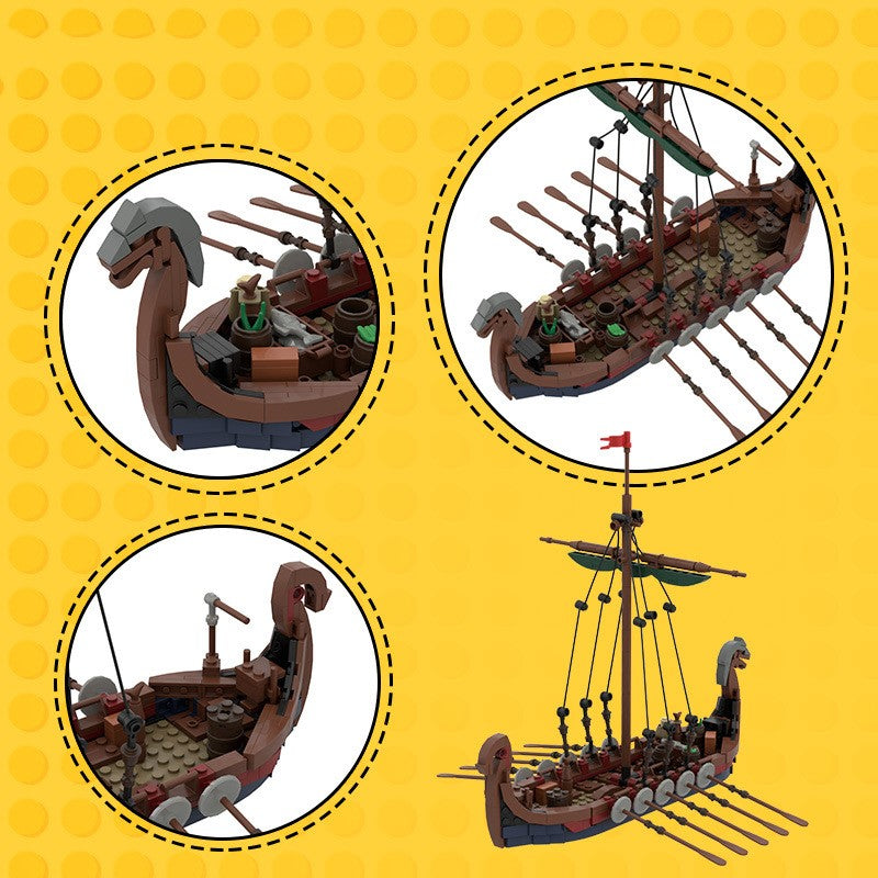 Plastic Pirate Ship Model Toy