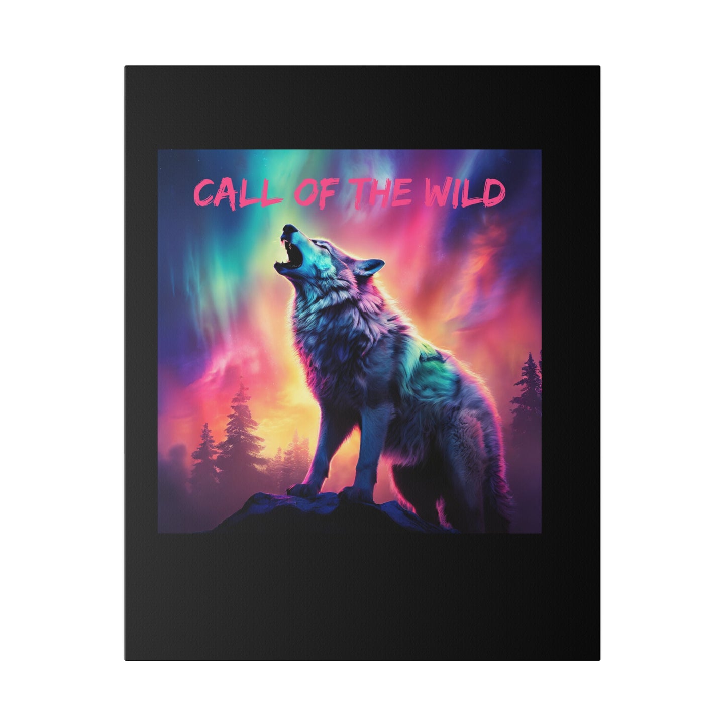 Call Of The Wild Matte Canvas, Stretched, 0.75"