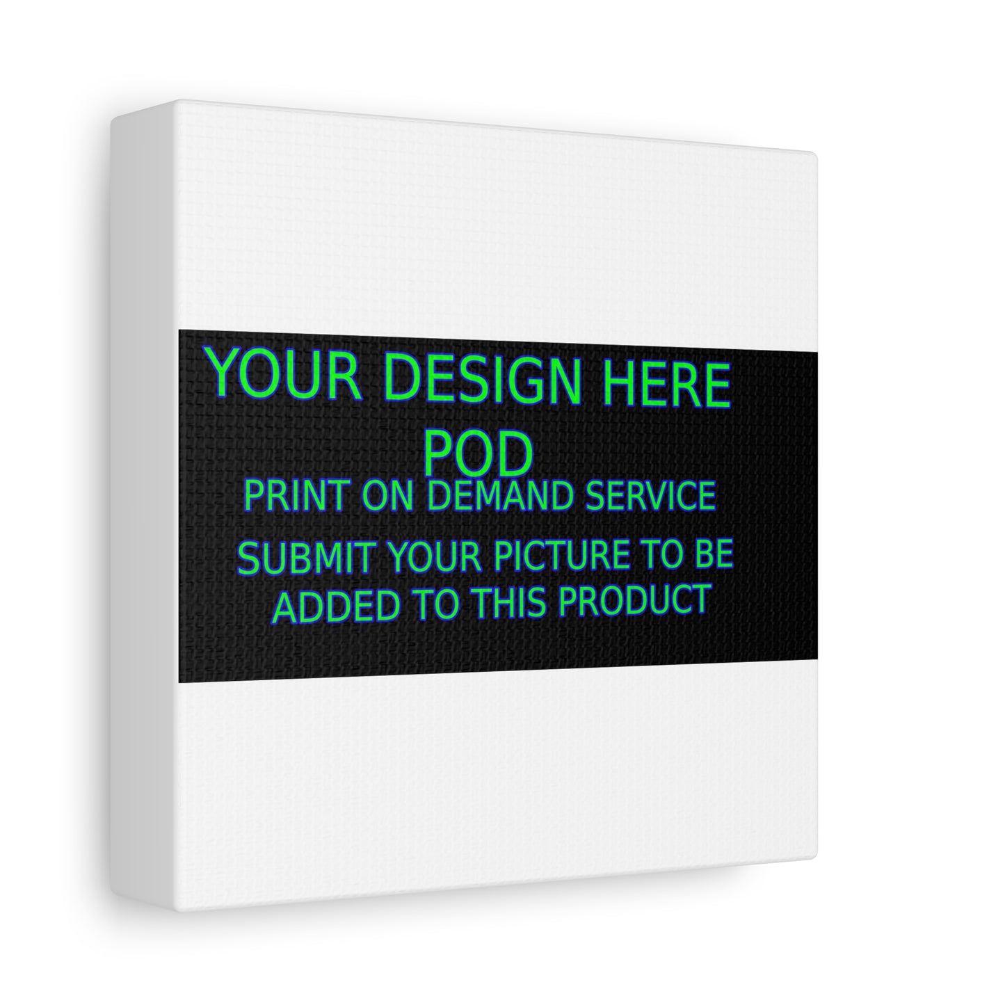 Custom Matte Canvas Print - Create Your Design