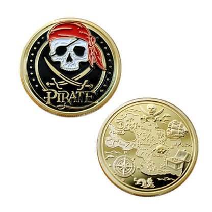 Metal Relief Pirate Commemorative Coin