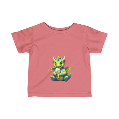 Cute Dragon Infant Tee - Fun, Soft Jersey Shirt for Kids