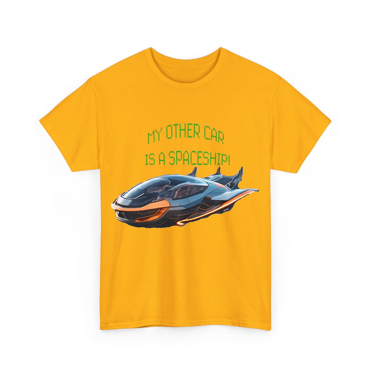 My Other Car Is A Spaceship Unisex Heavy Cotton Tee