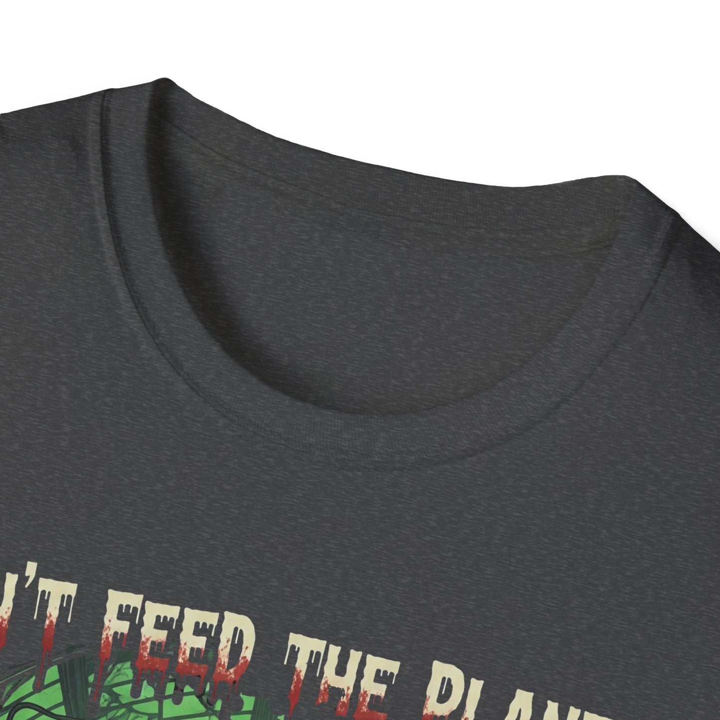 Don't Feed the Plants Unisex Softstyle T-Shirt, Horror T-Shirt, Halloween Shirt, Plant Lover Gift, Quirky Graphic Tee