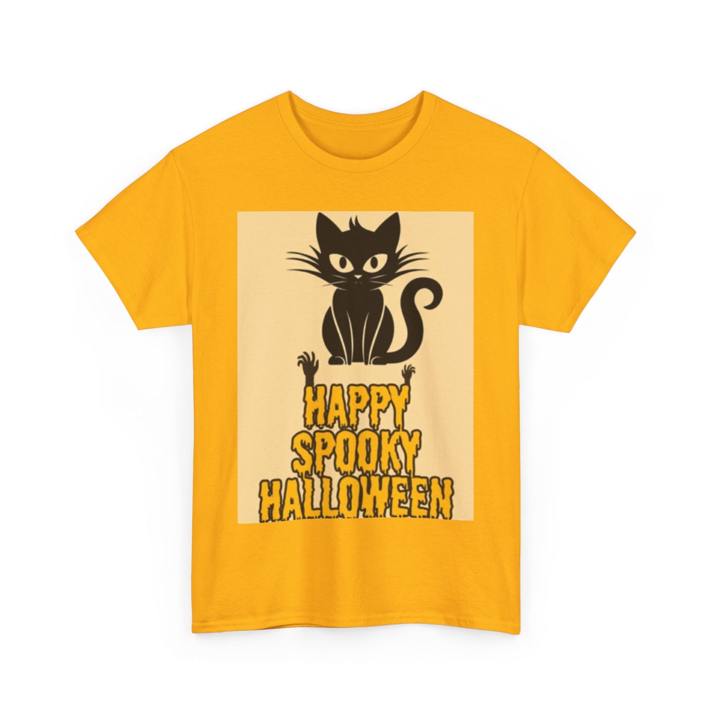 Happy Spooky Halloween Unisex Heavy Cotton Tee