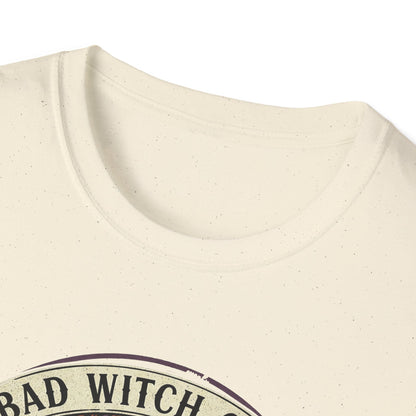 Unisex Bad Witch Club T-Shirt | Boho Style Tee, Witchy Gifts, Halloween Outfit, Casual Wear, Occult Apparel