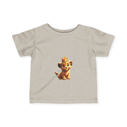 King Lion Infant Tee - Cute Baby Shirt for New Parents, Ideal Gift for Birthdays & Celebrations