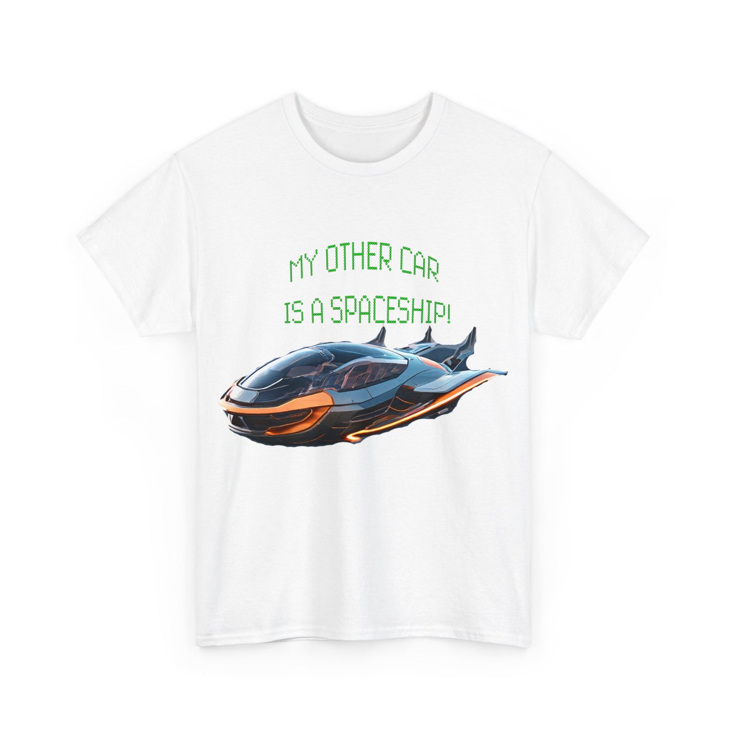 My Other Car Is A Spaceship Unisex Heavy Cotton Tee