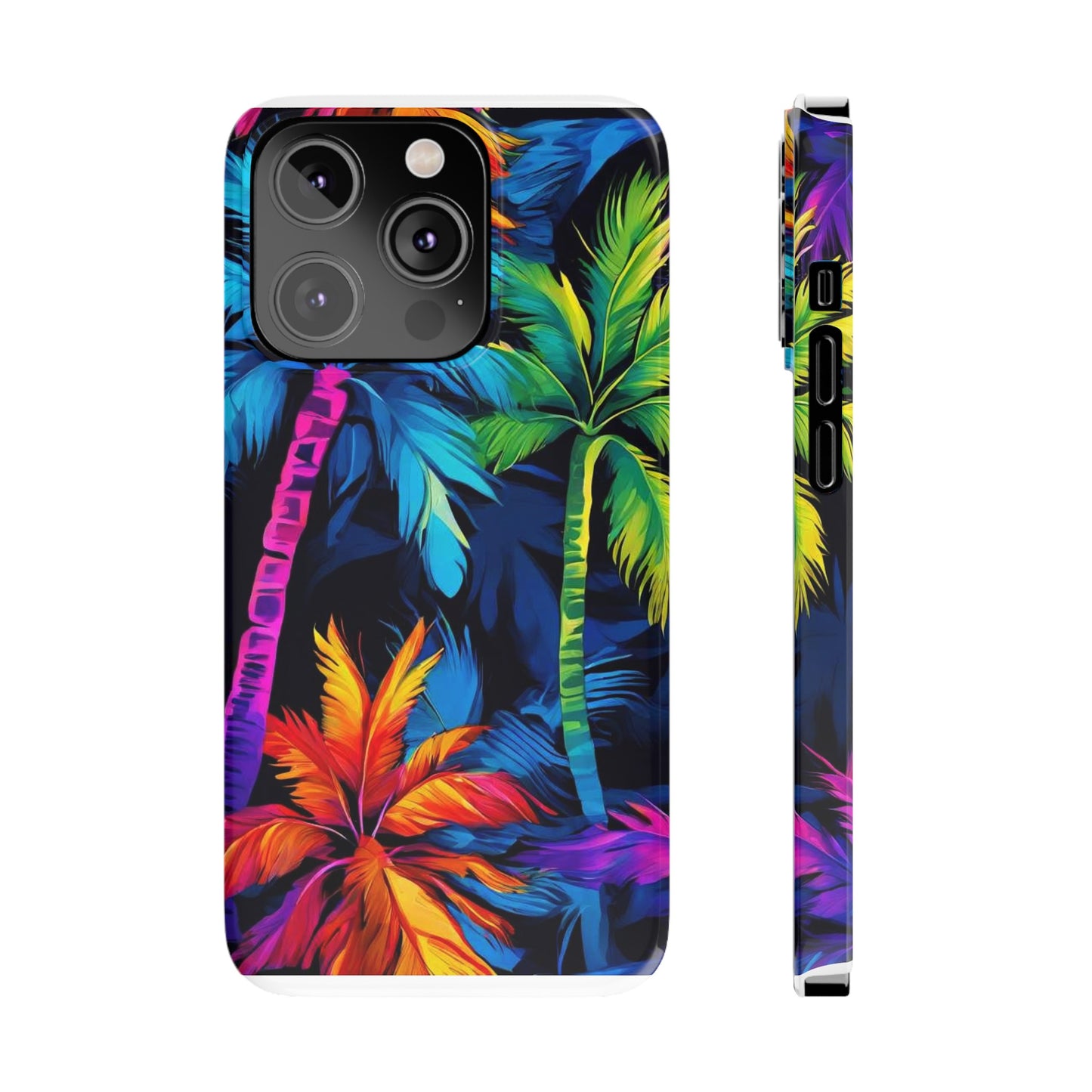 Dark Palm Slim Phone Cases