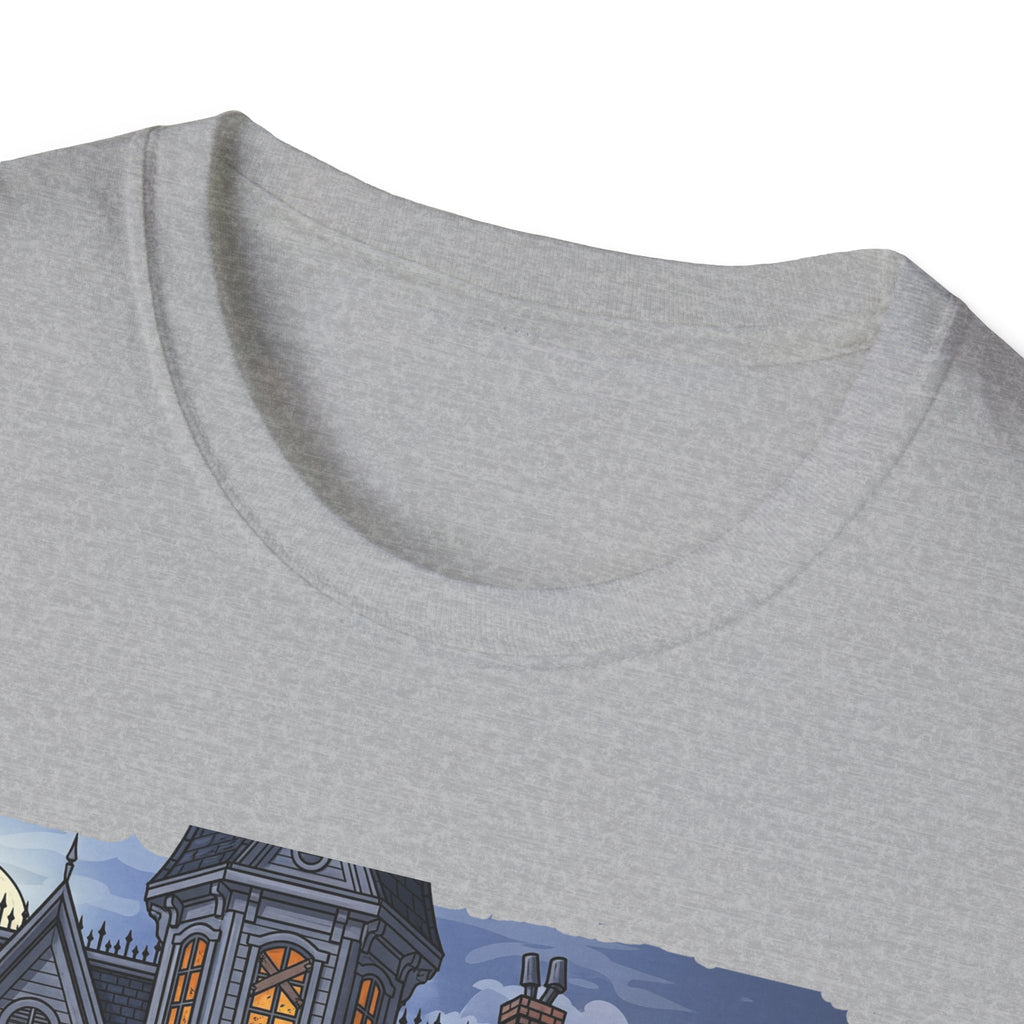 Just Waiting For Halloween Graphic Tee, Unisex Softstyle T-Shirt, Spooky Season Outfit, Perfect for Halloween Parties, Autumn Vibes, Casual Wear
