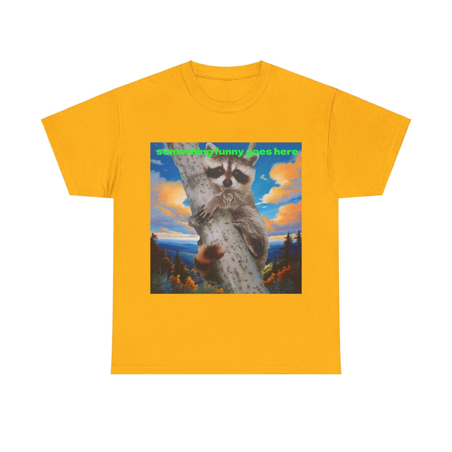 Raccoon Unisex Heavy Cotton Tee