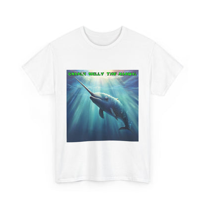 gNarly Nelly The Narwal Unisex Heavy Cotton Tee