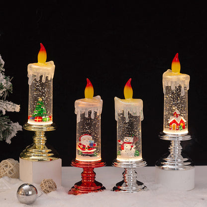 Christmas Decoration Candle Light Desktop