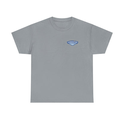 Horningford Creamery Unisex Heavy Cotton Tee - Farm Fresh Design with Cow Graphic