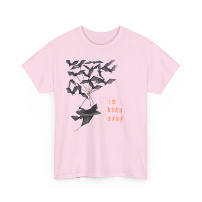 I See October Coming Unisex Heavy Cotton Tee