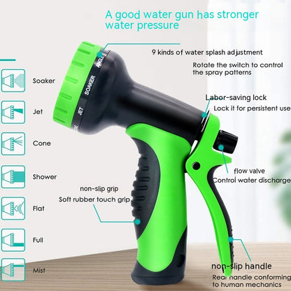 Hose Used In Garden Car Wash Hose High Pressure Water Gun