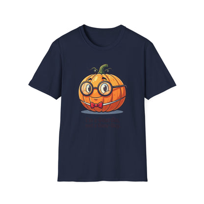 Playful Pumpkin T-Shirt, Funny Fall Tee, Halloween Apparel, Gift for Pumpkin Lovers, Casual Unisex Wear