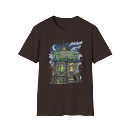 Halloween Which Witch Is Which Broom and Gloom Unisex T-Shirt, Spooky Shirt, Graphic Tee, Fall Apparel, Halloween Gift, Cozy Casual Wear