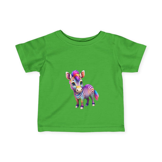 Colorful Zebra Infant T-Shirt | Cute Gift for Babies & Toddlers