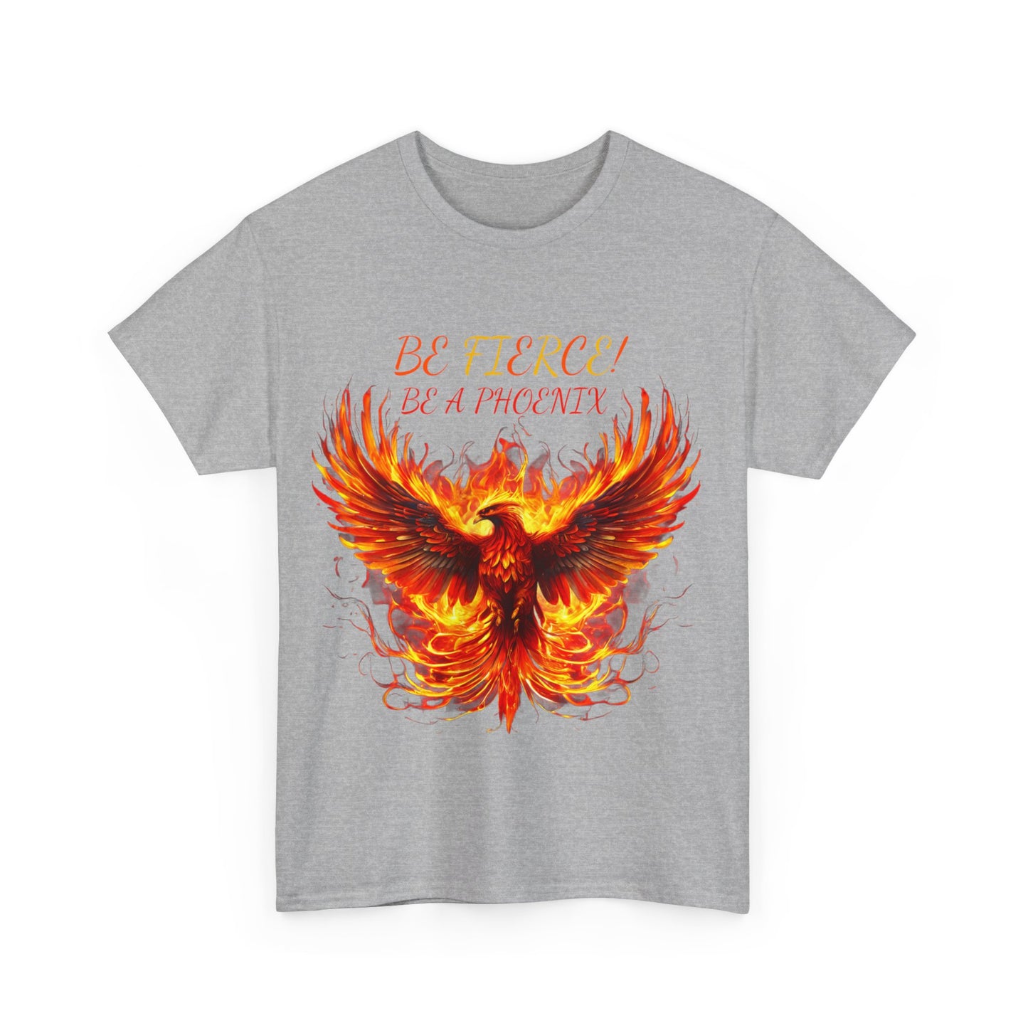 Fierce Like A Phoenix Unisex Heavy Cotton Tee