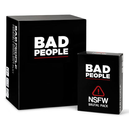 Card board game BAD PEOPLE