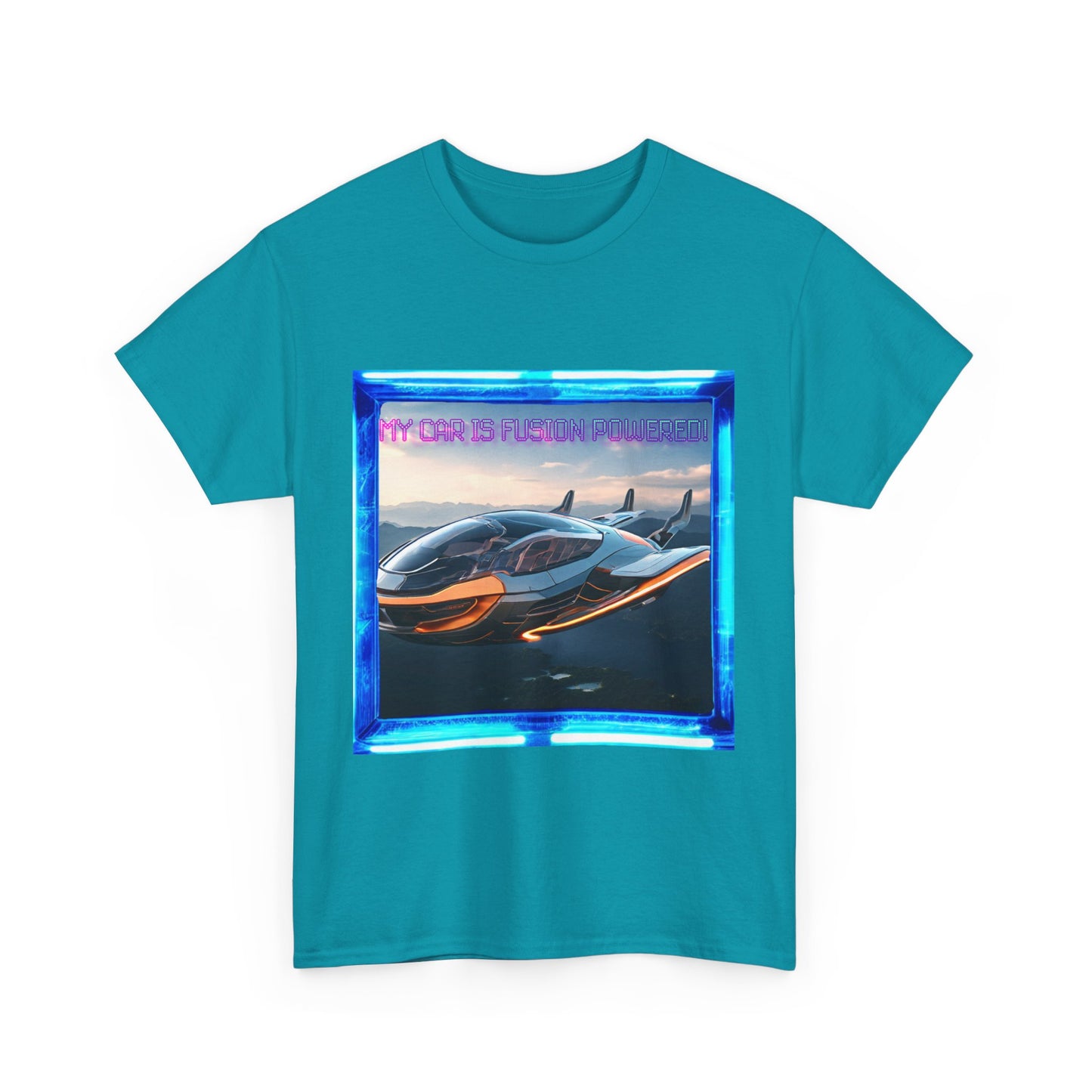 My Car Is Fusion Powered Unisex Heavy Cotton Tee