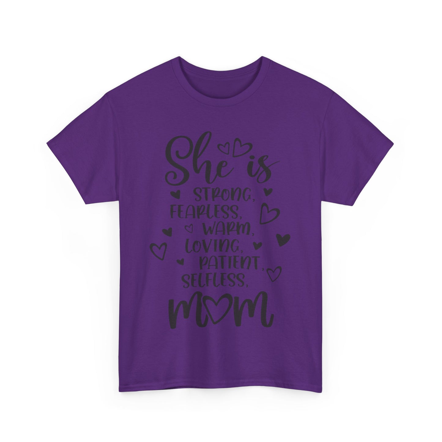 She is mom Unisex Heavy Cotton Tee