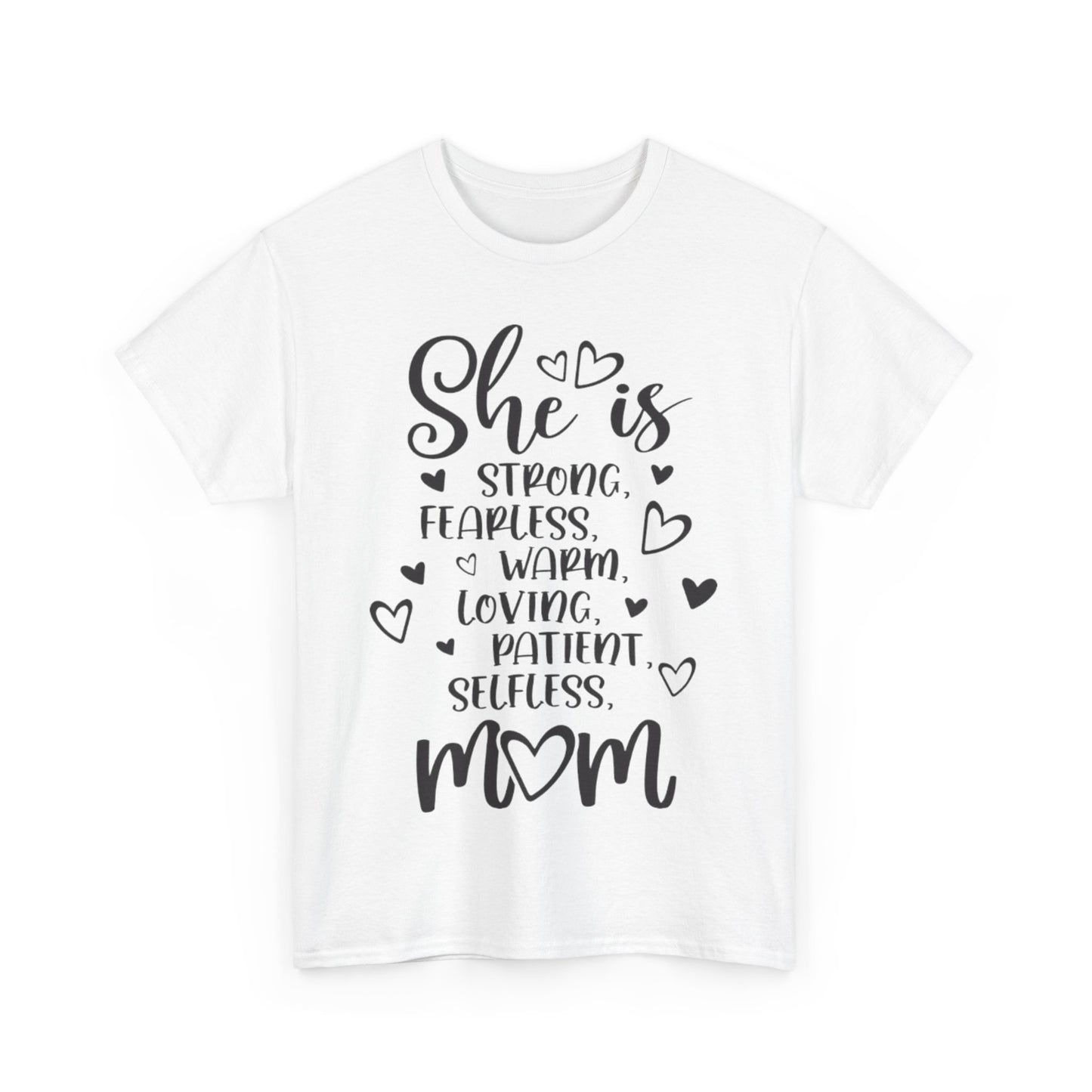 She is mom Unisex Heavy Cotton Tee