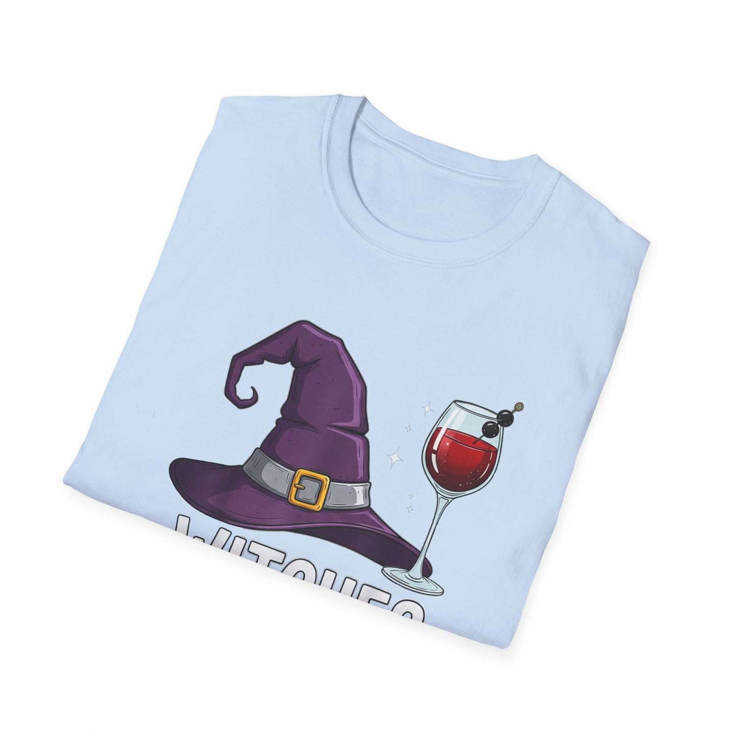 Witches Be Sippin' Unisex Softstyle T-Shirt | Spooky Season Tee, Halloween Gift, Witchy Apparel, Casual Wear, Festival Shirt