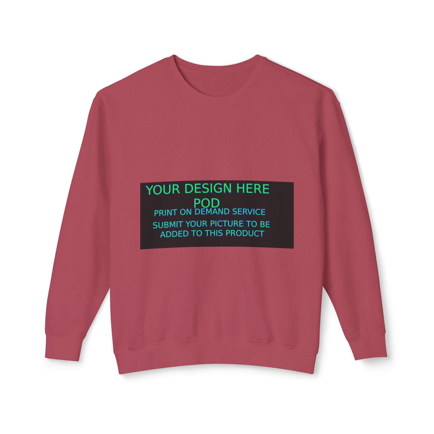 Unisex Lightweight Crewneck Sweatshirt