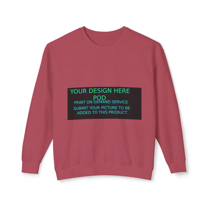 Unisex Lightweight Crewneck Sweatshirt