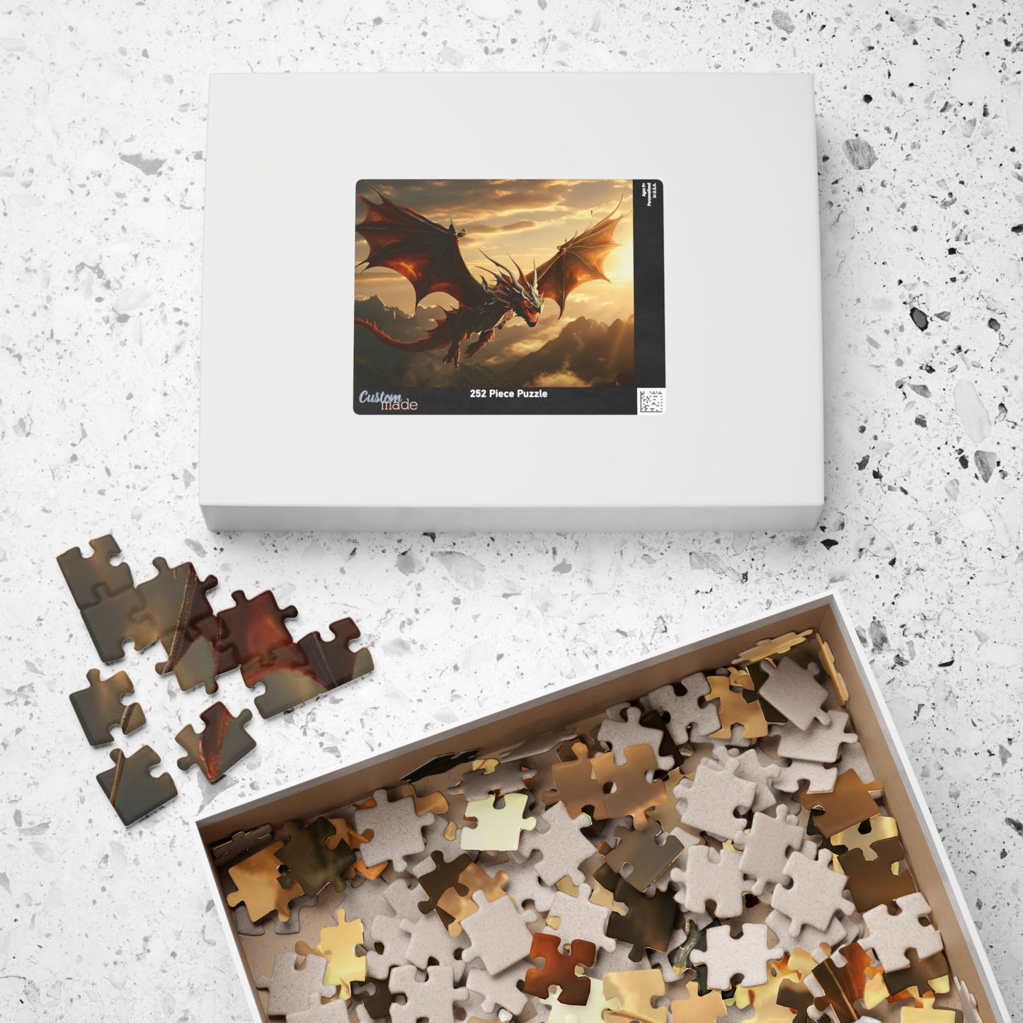 Epic Dragon flight Puzzle (110, 252, 520, 1014-piece)