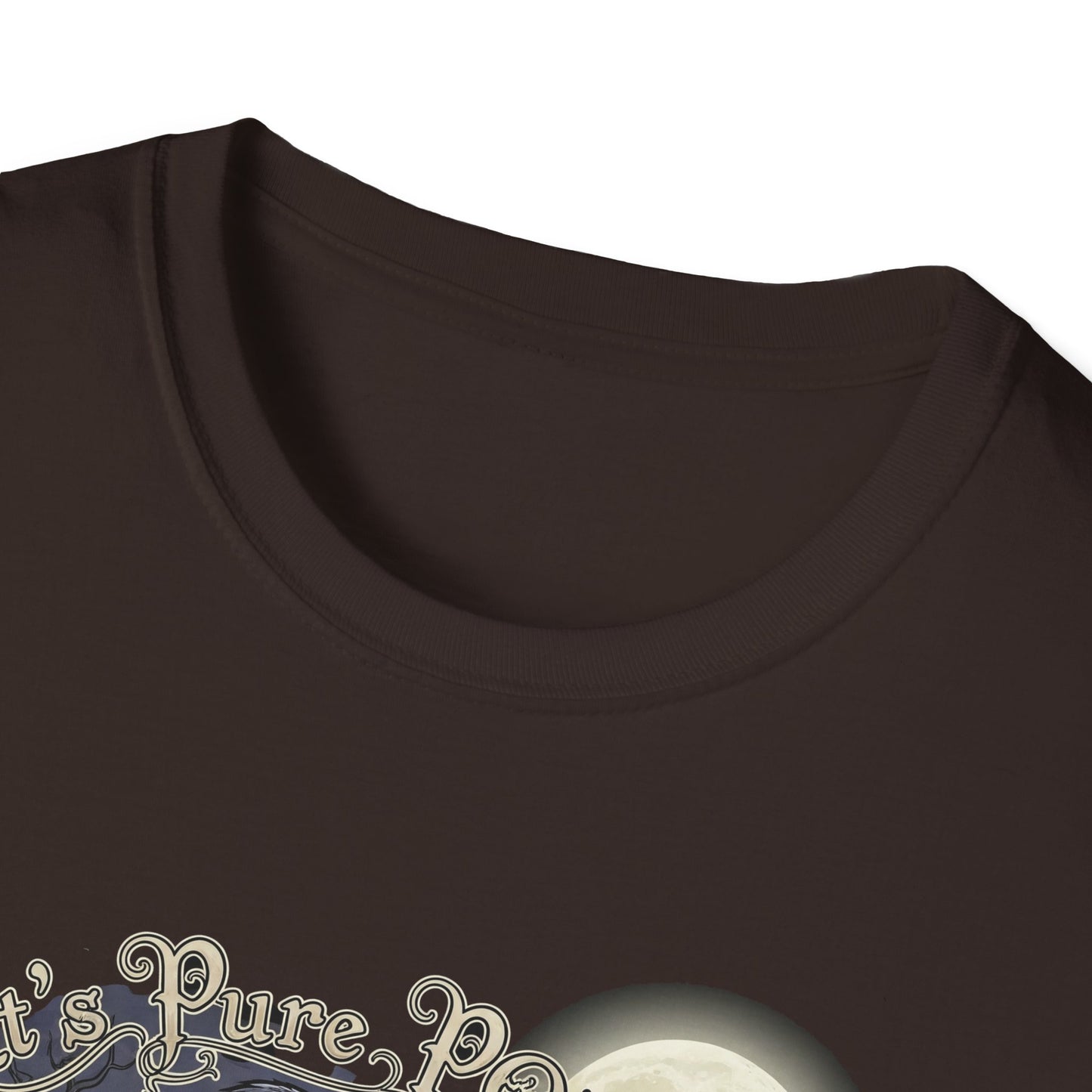 Gothic Its Pure POEtry  Graphic T-Shirt, Unisex Softstyle Tee for Halloween, Horror Fans, Casual Wear, Gift for Occasions