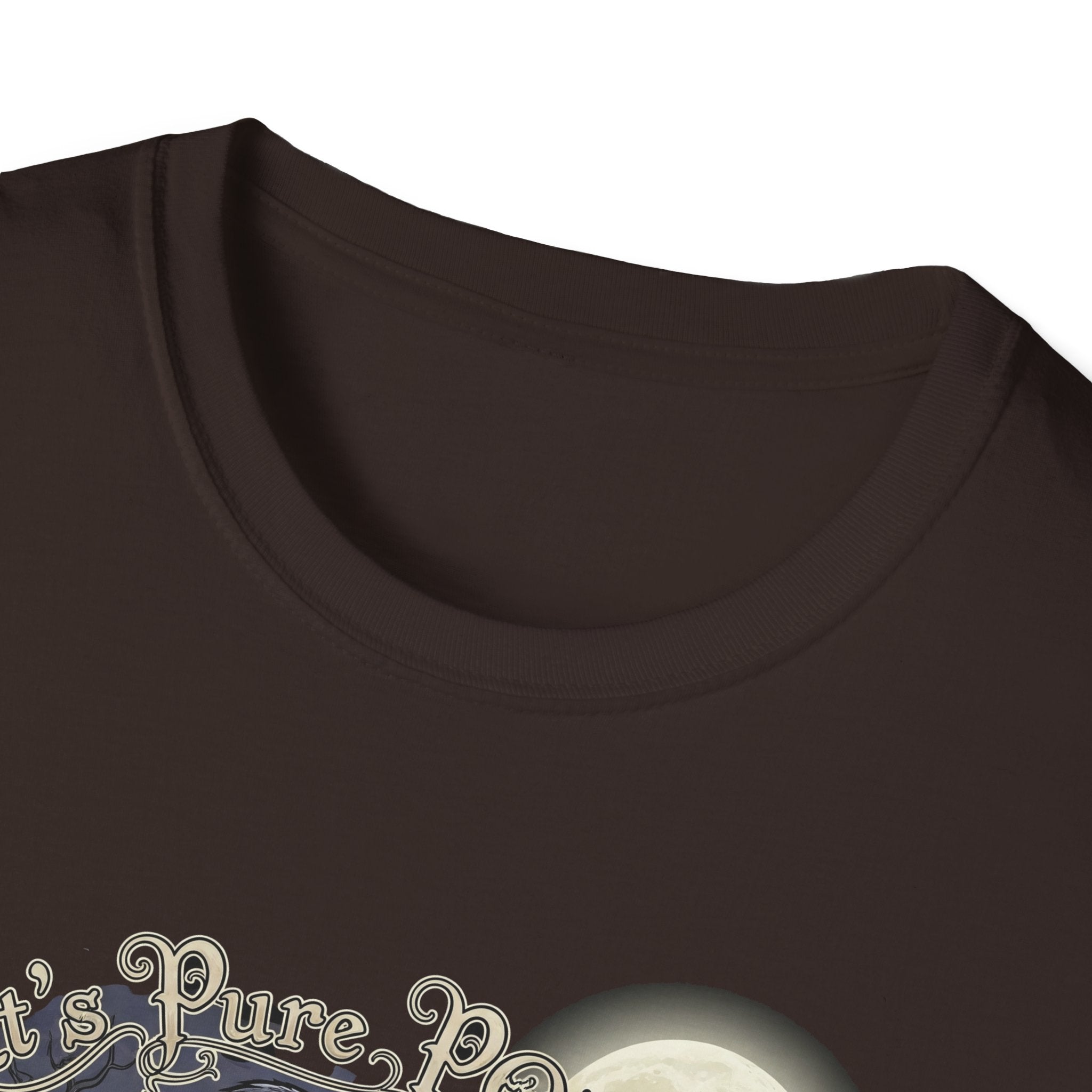 Gothic Its Pure POEtry  Graphic T-Shirt, Unisex Softstyle Tee for Halloween, Horror Fans, Casual Wear, Gift for Occasions