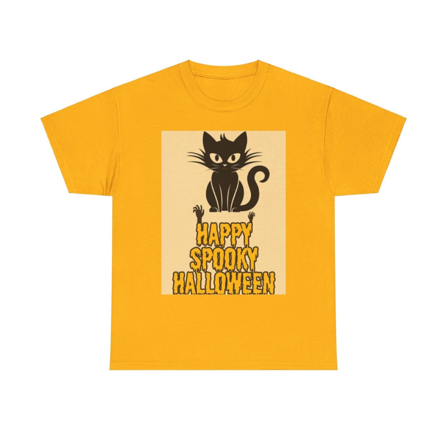 Happy Spooky Halloween Unisex Heavy Cotton Tee