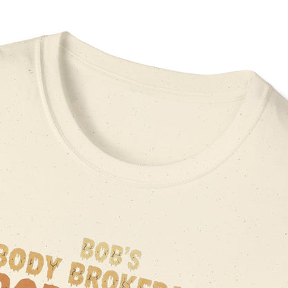 Halloween Bobs Body Brokerage Body Farm Best Deal In The End T-Shirt, Unisex Softstyle Tee, Body Farm Graphic Shirt, Halloween Party Wear, Unique Gift for Halloween Lovers