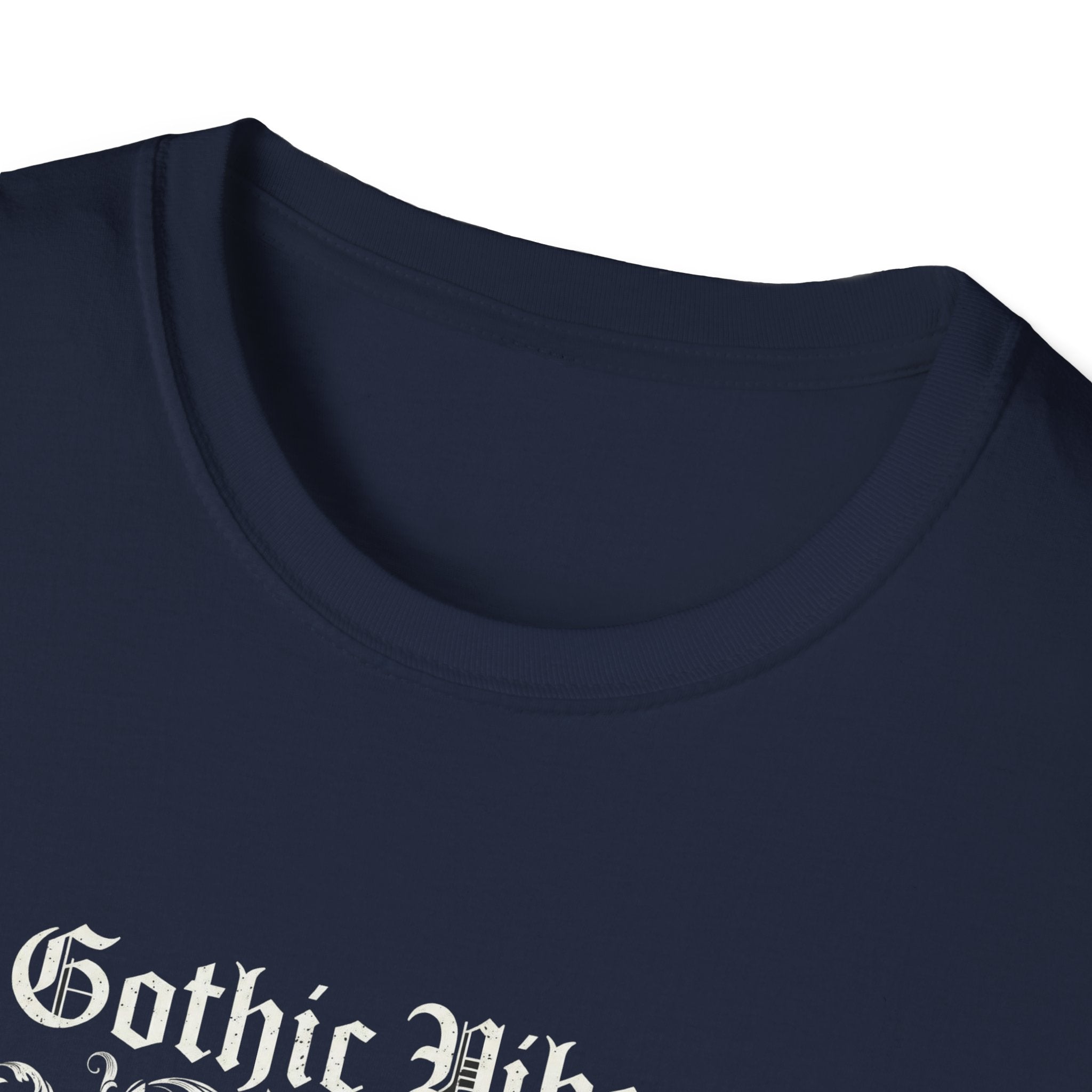 Gothic Vibes T-Shirt, Unisex Softstyle Tee for Alternative Style, Dark Aesthetic Apparel, Great for Festivals and Halloween