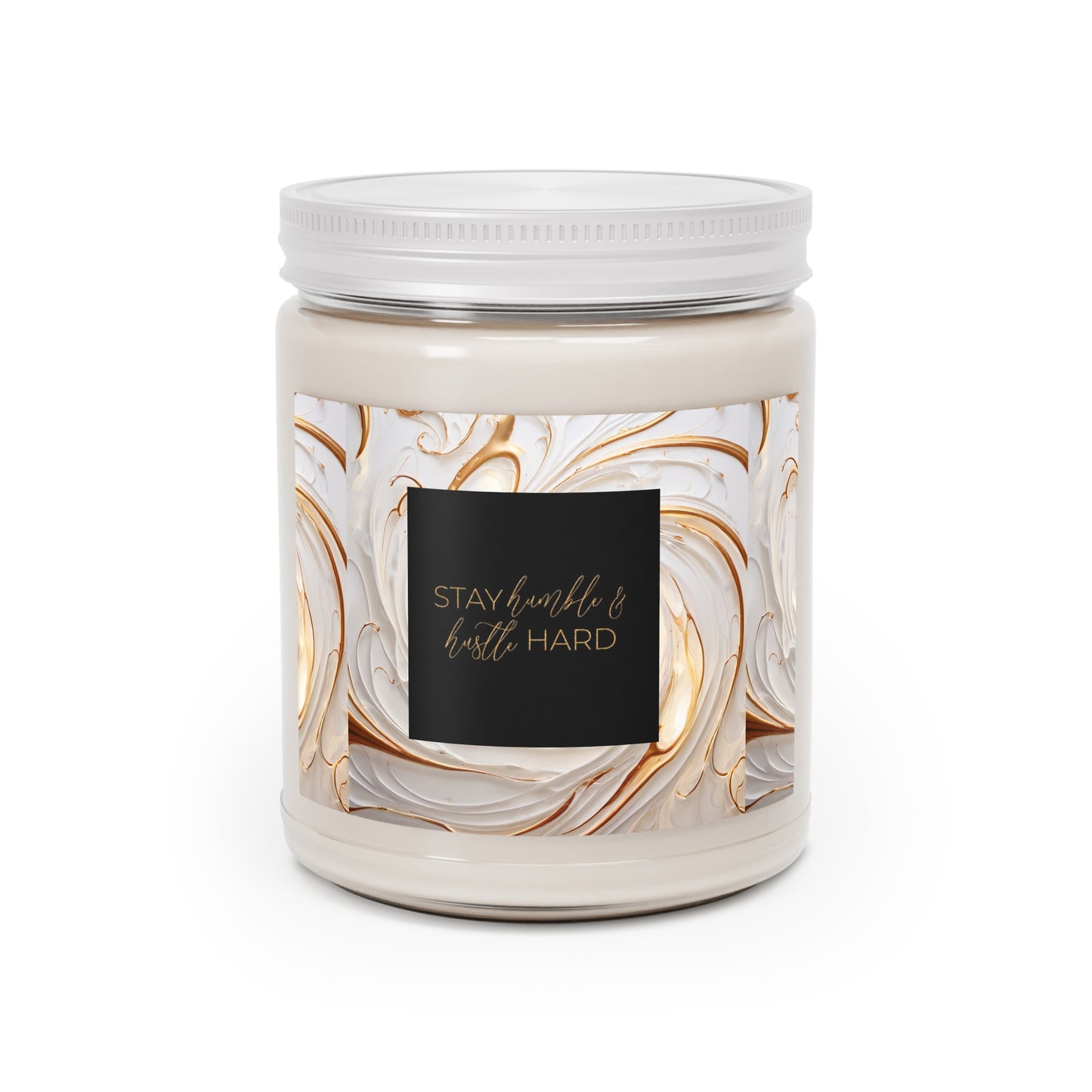 Stay Humble & Hustle Hard Scented Candle - 9oz Elegant Home Decor