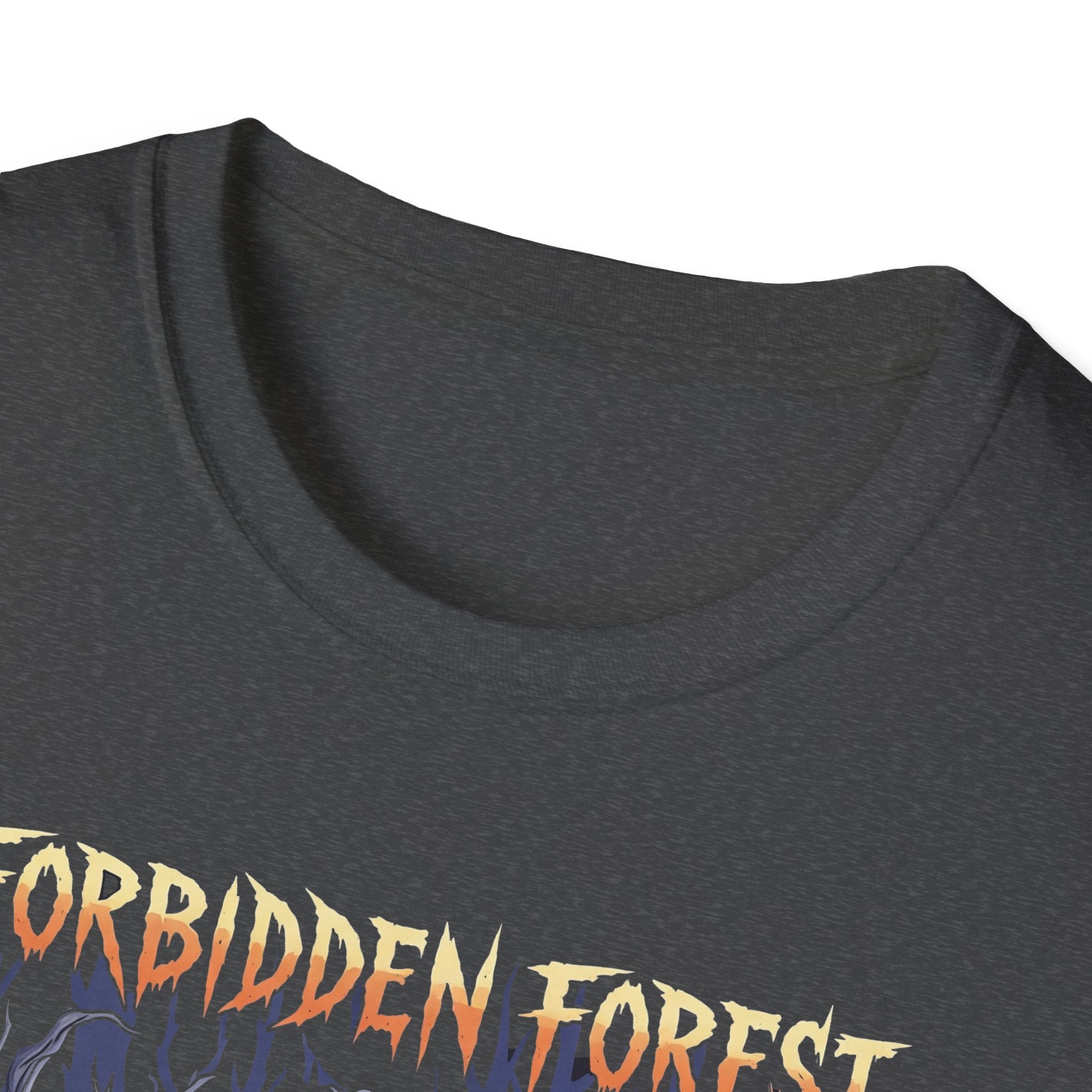 Forbidden Forest Graphic T-Shirt for Nature Lovers & Mystical Vibes, Gift for Halloween, Casual Wear, Adventure Tee, Unique Design