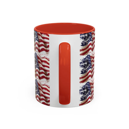 Juniata Terrace Fire 2025 Patriotic Firefighter Accent Coffee Mug - 11oz & 15oz