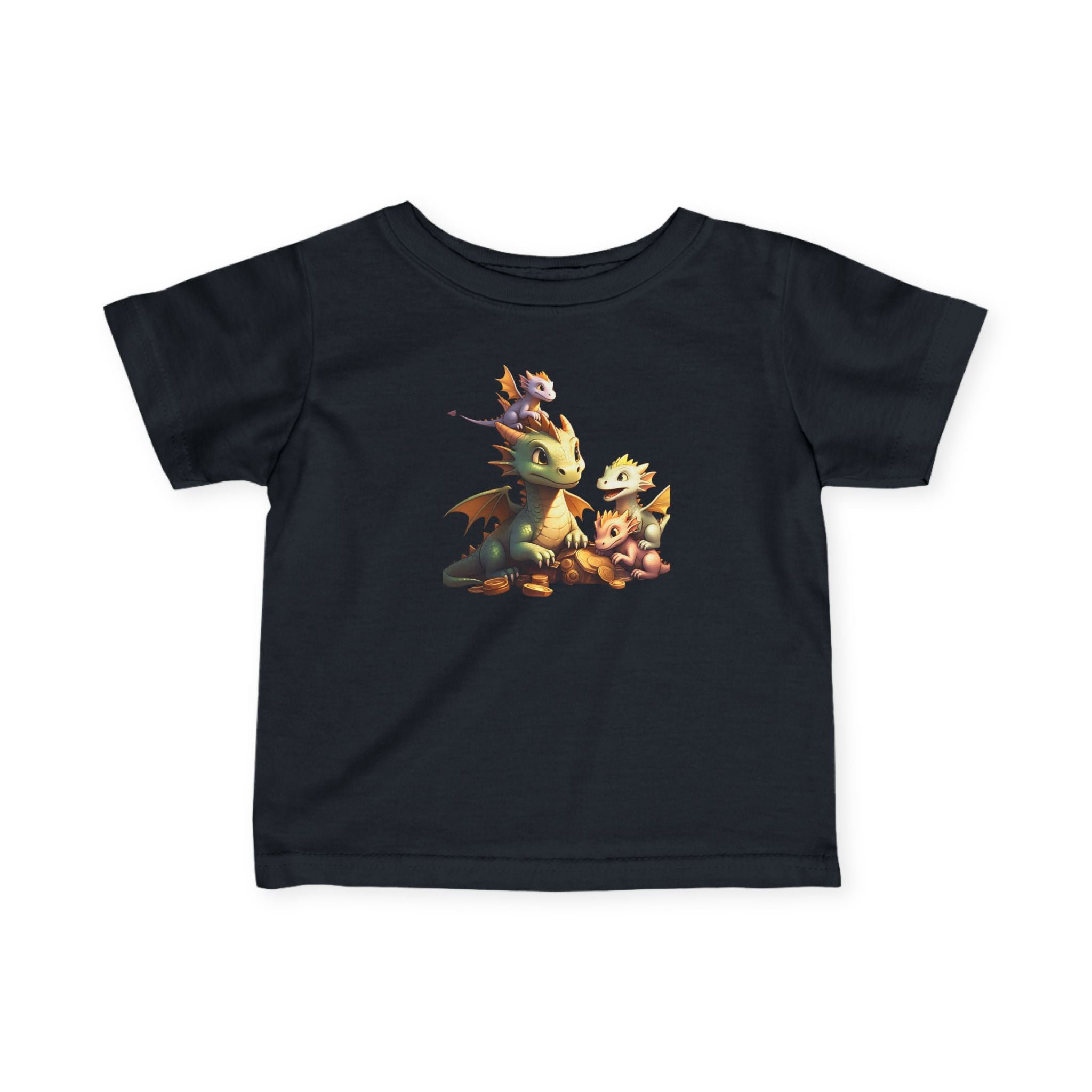 Whimsical Dragon Infant T-Shirt | Cute Baby Tee for Adventurous Kids