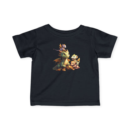 Whimsical Dragon Infant T-Shirt | Cute Baby Tee for Adventurous Kids