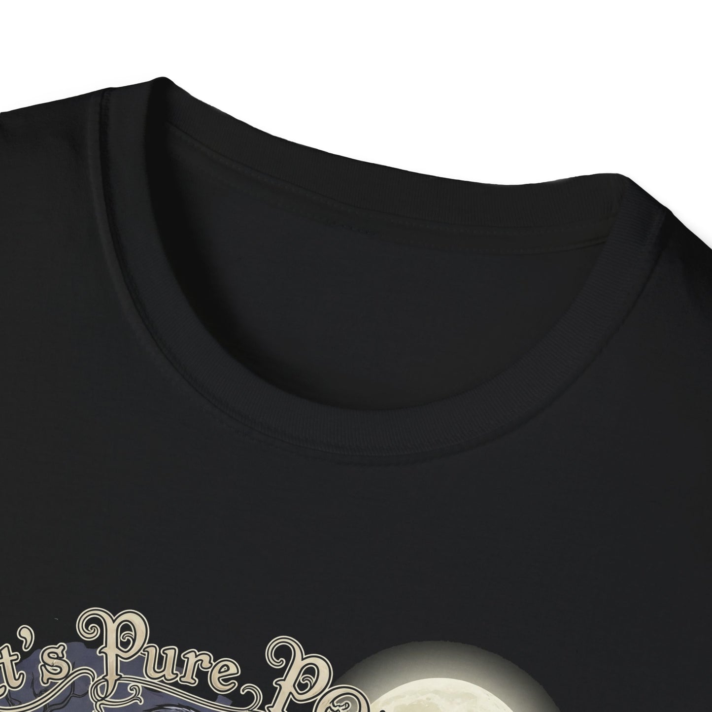 Gothic Its Pure POEtry  Graphic T-Shirt, Unisex Softstyle Tee for Halloween, Horror Fans, Casual Wear, Gift for Occasions