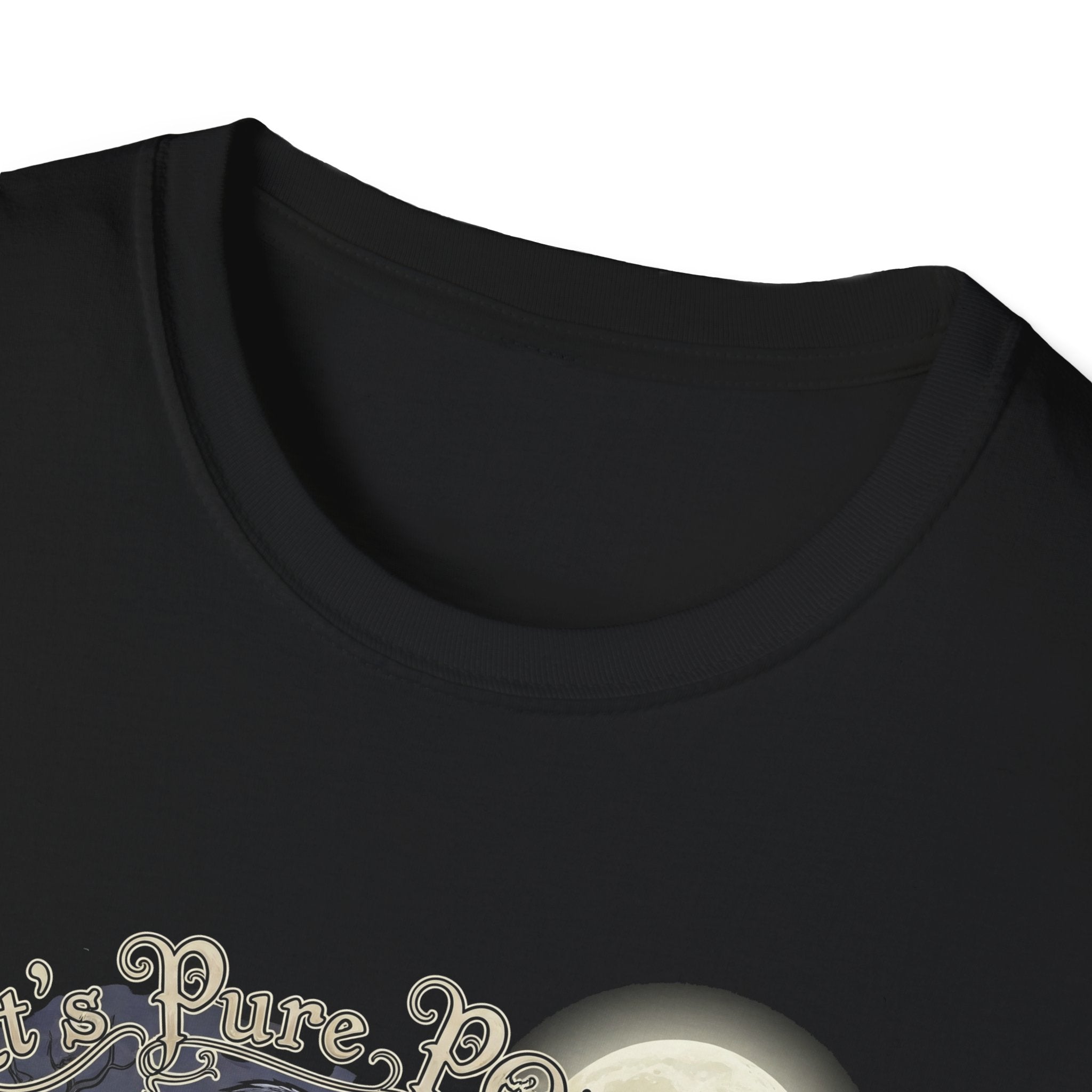 Gothic Its Pure POEtry  Graphic T-Shirt, Unisex Softstyle Tee for Halloween, Horror Fans, Casual Wear, Gift for Occasions