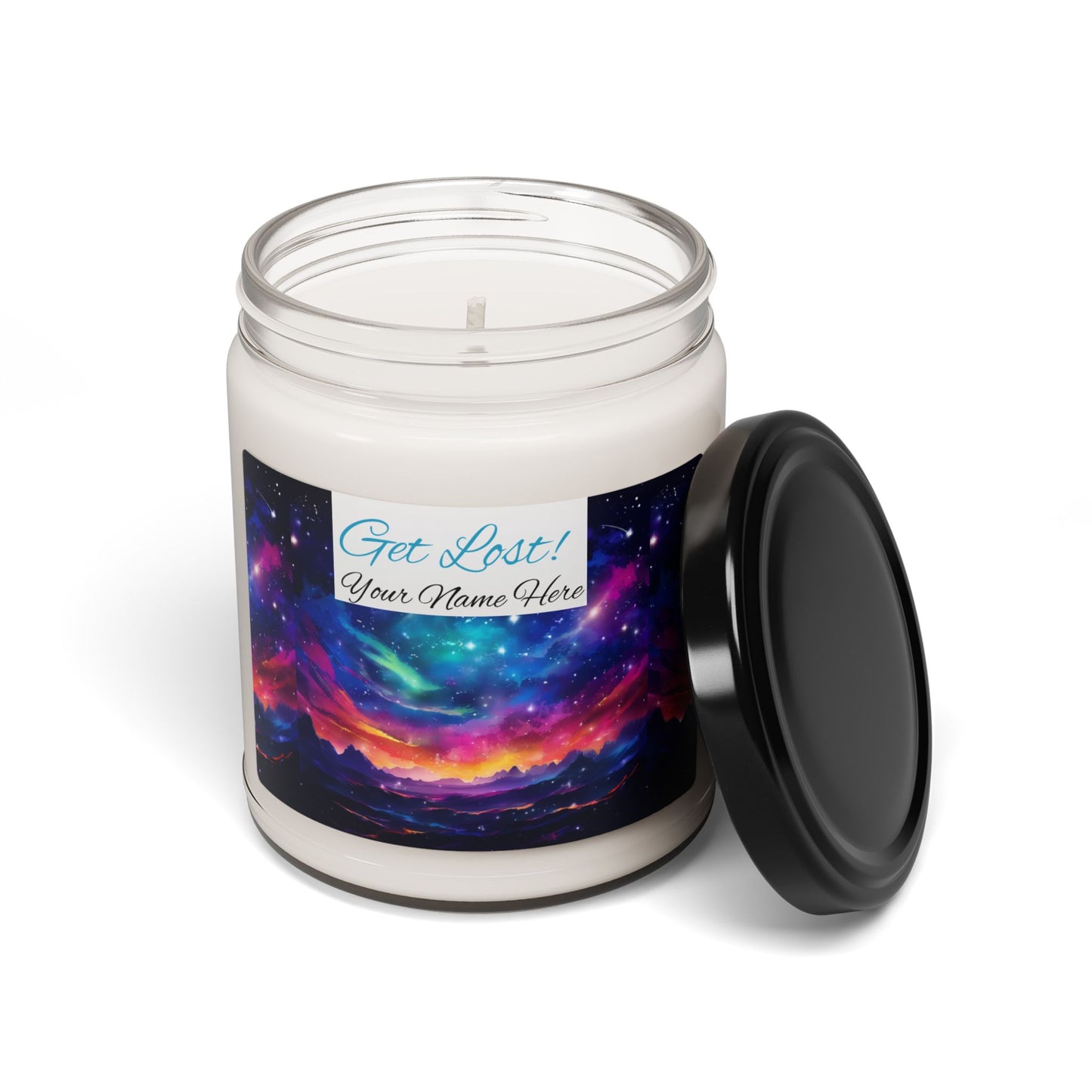 Vibrant Galaxy Get Lost In Space Scented Soy Candle - 9oz - Perfect for Relaxation and Home Décor