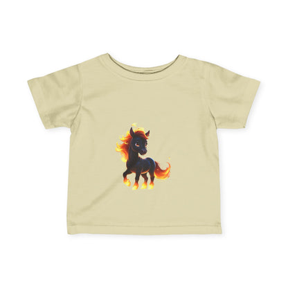 Fire Pony Infant Tee - Cute Kids T-Shirt for Animal Lovers